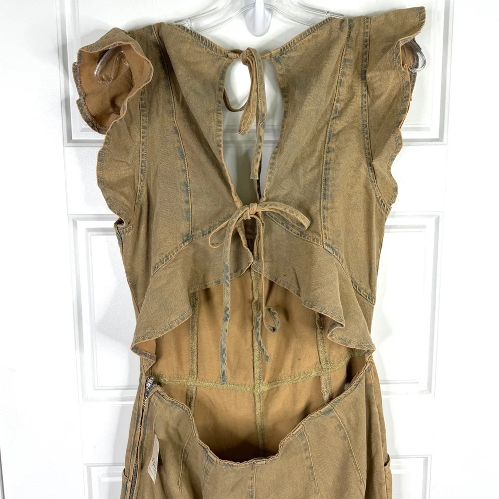 FREE PEOPLE We The Free Love Bite Jumpsuit NEW Size L About Last Night